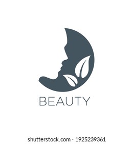 Beauty logo design with geometry
