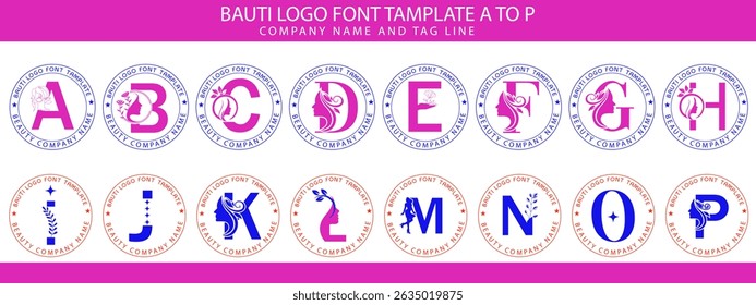 beauty logo design with letter A to logo Z consept premium vektor