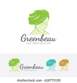 Beauty logo design. Spa and Salon, Woman logo concept. Vector logo template