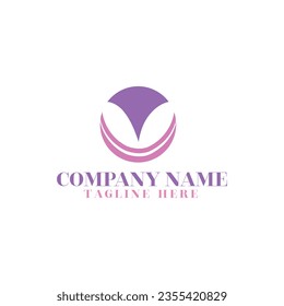 Beauty logo design with style and creative concept
