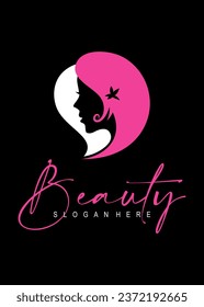 beauty logo design with style and creative