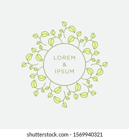 beauty logo design template - vector