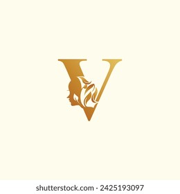 Icono de vector de diseño de logotipo de belleza para negocios con idea de concepto de letra