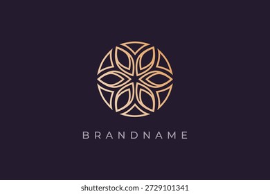 Modelo de vetor de design de logotipo de beleza. 