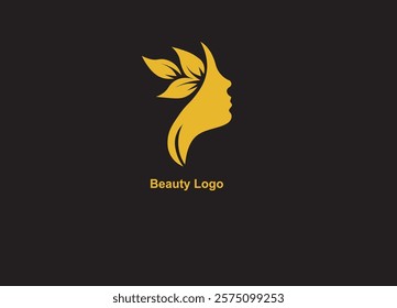 Beauty logo exudes opulence and exclusivity, using high-end design elements like metallic colors, intricate patterns, and premium fonts. These logos often feature gold, silver or rose gold tones comb.