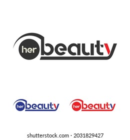 Beauty logo eye shape logo