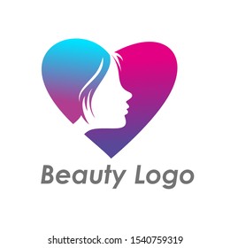 beauty logo icon design vector