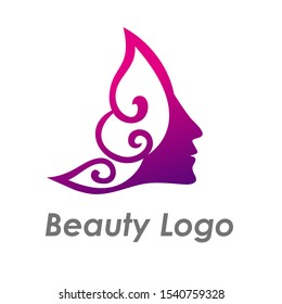 beauty logo icon design vector
