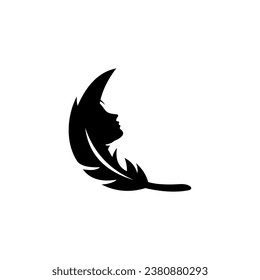Logo De Belleza. plantilla de diseño vectorial de icono en fondo blanco.