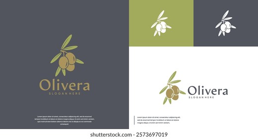 beauty logo with natural ingredients, olive oil, balance, graphic vector template.