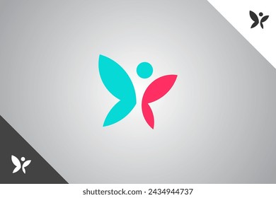 Beauty logo. Personal care and cosmetics brand identity design template. Perfect logo fit for business related to cosmetics and personal care industry. Isolated background. Vector eps 10.