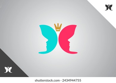 Beauty logo. Personal care and cosmetics brand identity design template. Perfect logo fit for business related to cosmetics and personal care industry. Isolated background. Vector eps 10.