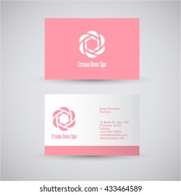 Beauty logo. Spa logo. Cosmetics logo. 
