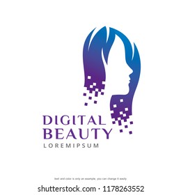 Beauty Logo Template Design Vector, Emblem, Concept Design, Creative Symbol, Icon