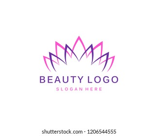 Beauty logo template vector