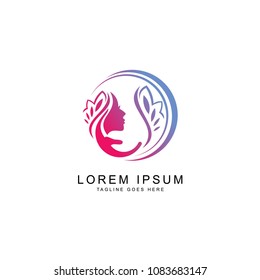 beauty logo templatr