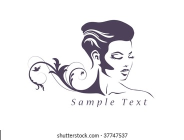 beauty logo, vector