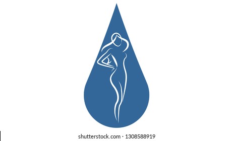 Beauty logo vector design. Beauty icon, woman icon