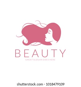 Beauty logo. Vector logo design for beauty salon, hair salon, cosmetic