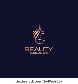  Beauty Logo Vector logo design for beauty salon, hair salon, cosmetic beauty woman logo design for salon, makeover, hair stylist, haidresser, hairc cut.