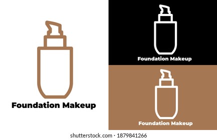 beauty logo vector  icon simple modren design outline style