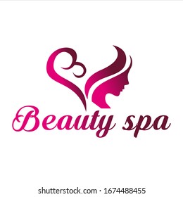 beauty logo vector spa illustration