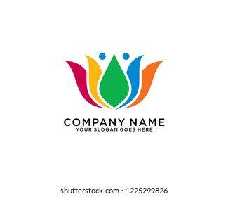 Plantilla vectorial del logotipo de belleza