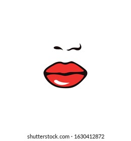 Beauty logo with white background, Beauty salon cosmetics spa hair Logotype concept icon,