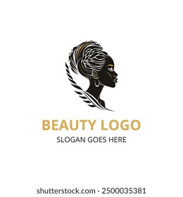 beauty logo for woman and saloon vector file