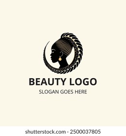 beauty logo for woman and saloon vector file