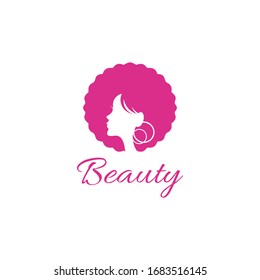 Curly hair woman logo Images, Stock Photos & Vectors | Shutterstock