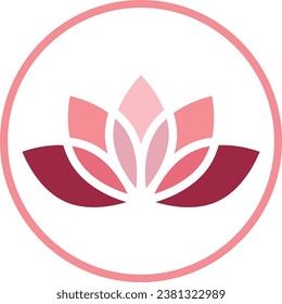 Beauty Lotus flower Logo  icon