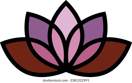 Beauty Lotus flower Logo  icon