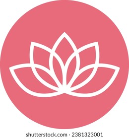 Beauty Lotus flower Logo  icon