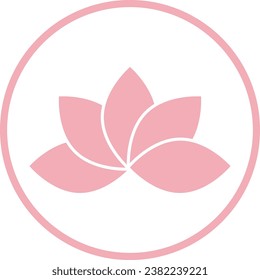 Beauty Lotus flower Logo icon
