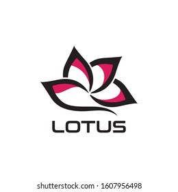 Beauty LOTUS flower vector design logo Template icon