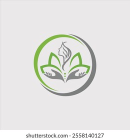 Beauty lotus logo design eps