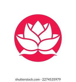 Beauty lotus logo images illustration design