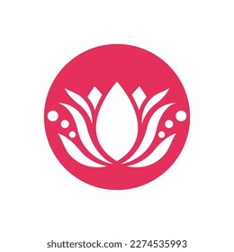 Beauty lotus logo images illustration design