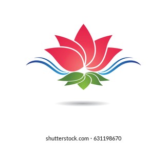 Beauty Lotus Logo Template