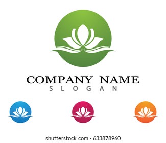 Beauty Lotus Logo Template