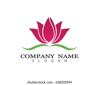 Beauty Lotus Logo Template