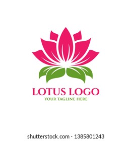 Beauty Lotus Spa Logo Vector