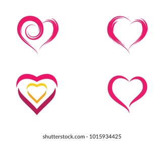 Beauty Love Vector icon illustration design Template