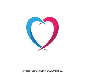 Beauty Love Vector icon illustration design Template