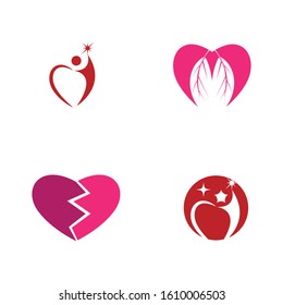 Beauty Love Vector icon illustration design Template