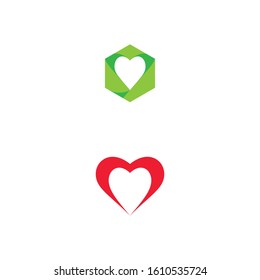 Beauty Love Vector icon illustration design Template