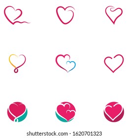 Beauty Love Vector icon illustration design Template