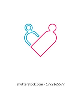 Beauty Love Vector icon illustration design Template