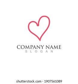 Beauty Love Vector icon illustration design Template